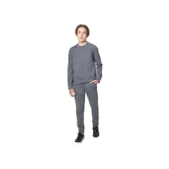 Clearance Byxa Terry Crew Yth Grey TRUE|Mjukisbyxor Junior