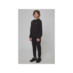 Sale Hoodie Terry Crew Graphic Yth Black TRUE