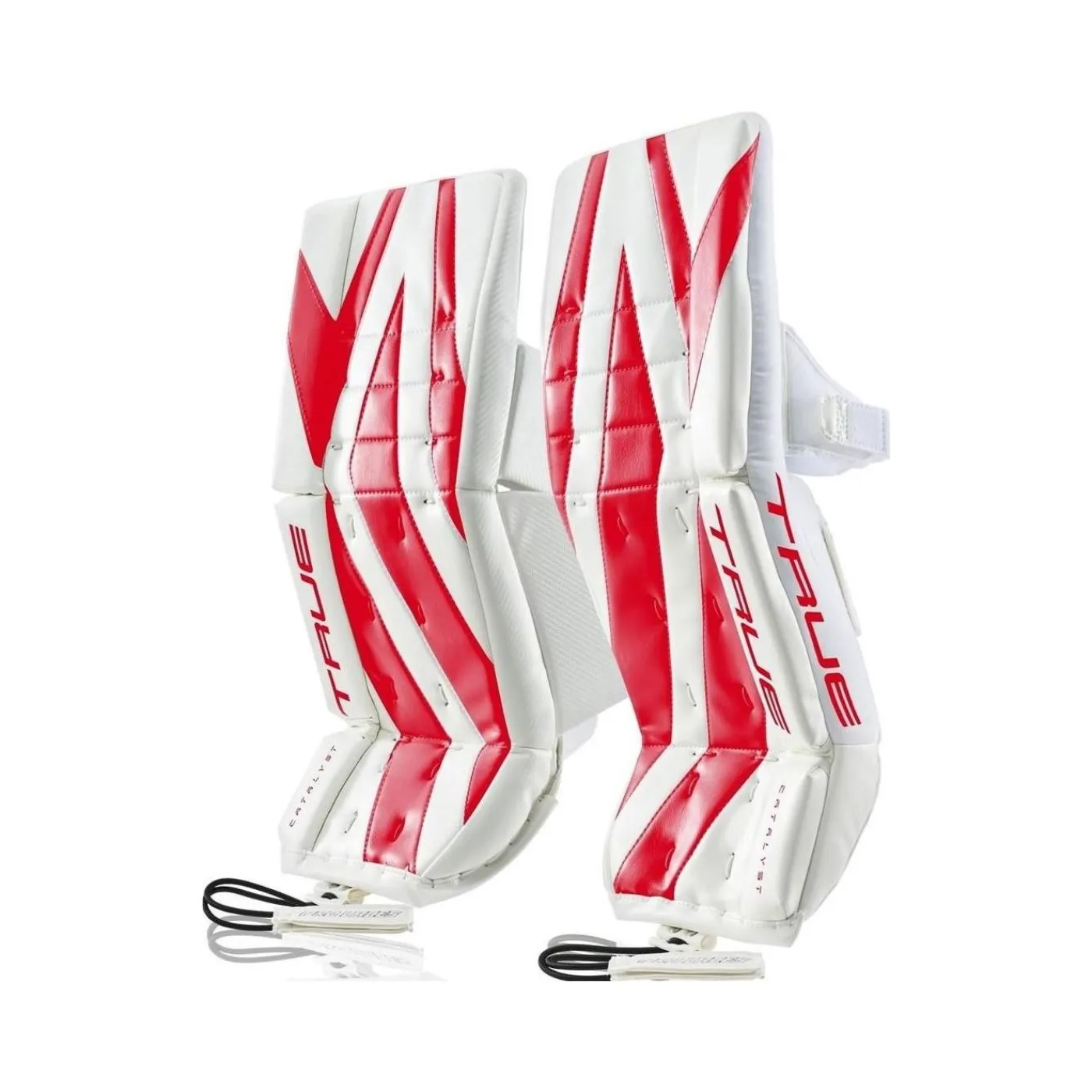 Best Målvaktsbenskydd Catalyst Jr White/Red Målvaktsbenskydd Junior|TRUE