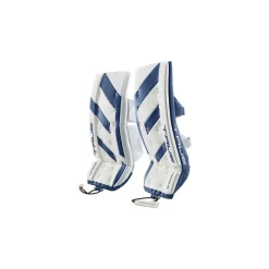 Best Målvaktsbenskydd HZRDUS Jr White/Blue Målvaktsbenskydd Junior|TRUE