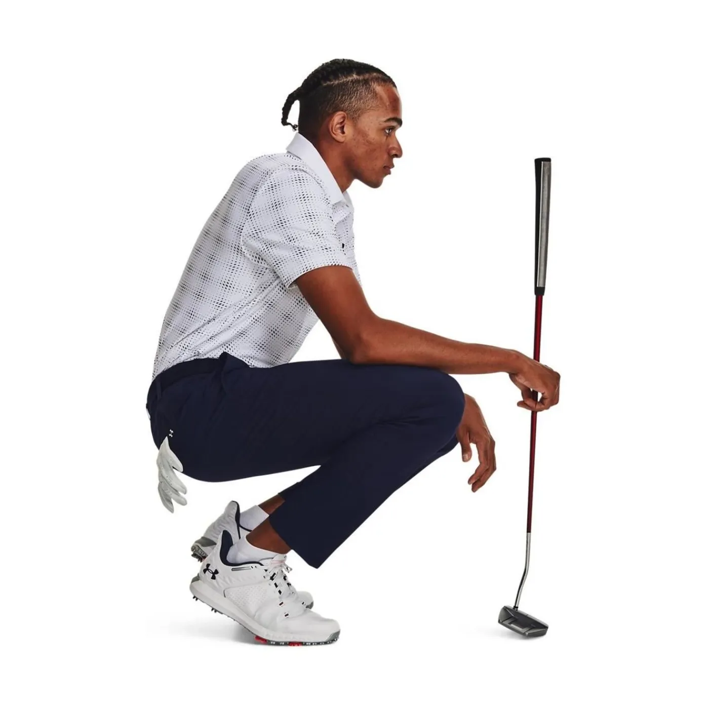 New Golfbyxa Drive Tapered Midnight Navy Under Armour|Byxor Senior