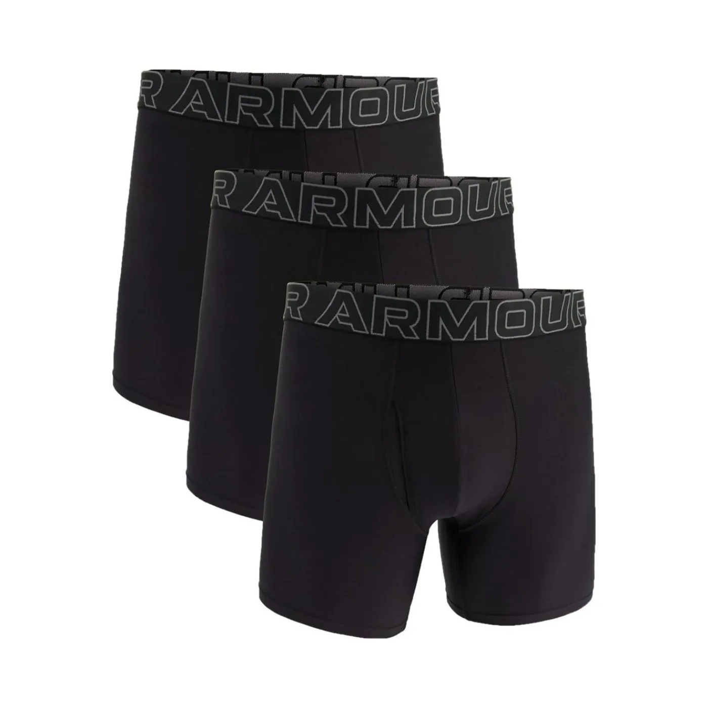 Clearance Kalsonger Performance Tech 6" 3pk Black Kalsonger Under Armour|Under Armour
