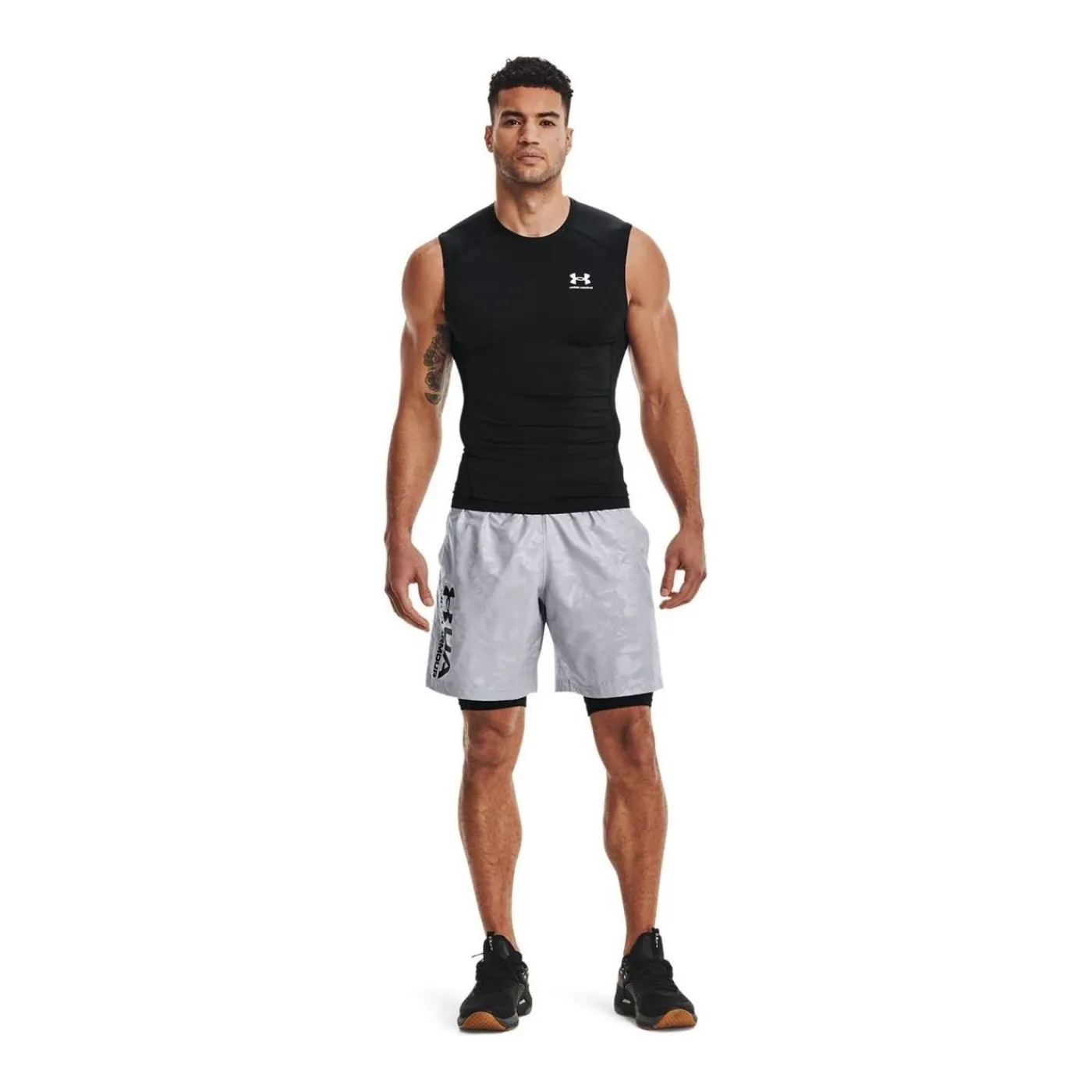 Sale Linne HeatGear Comp Black Under Armour
