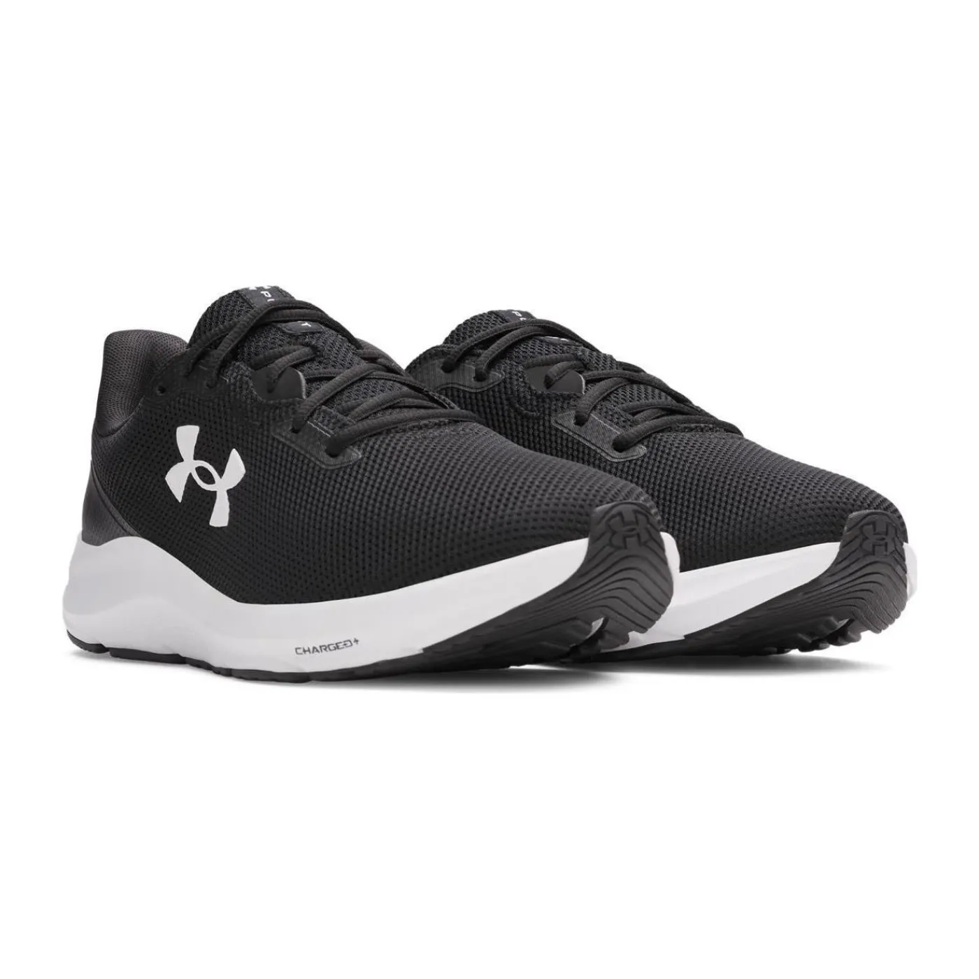 Hot Löparskor Charged Pursuit 4 Black/White Under Armour|Skor