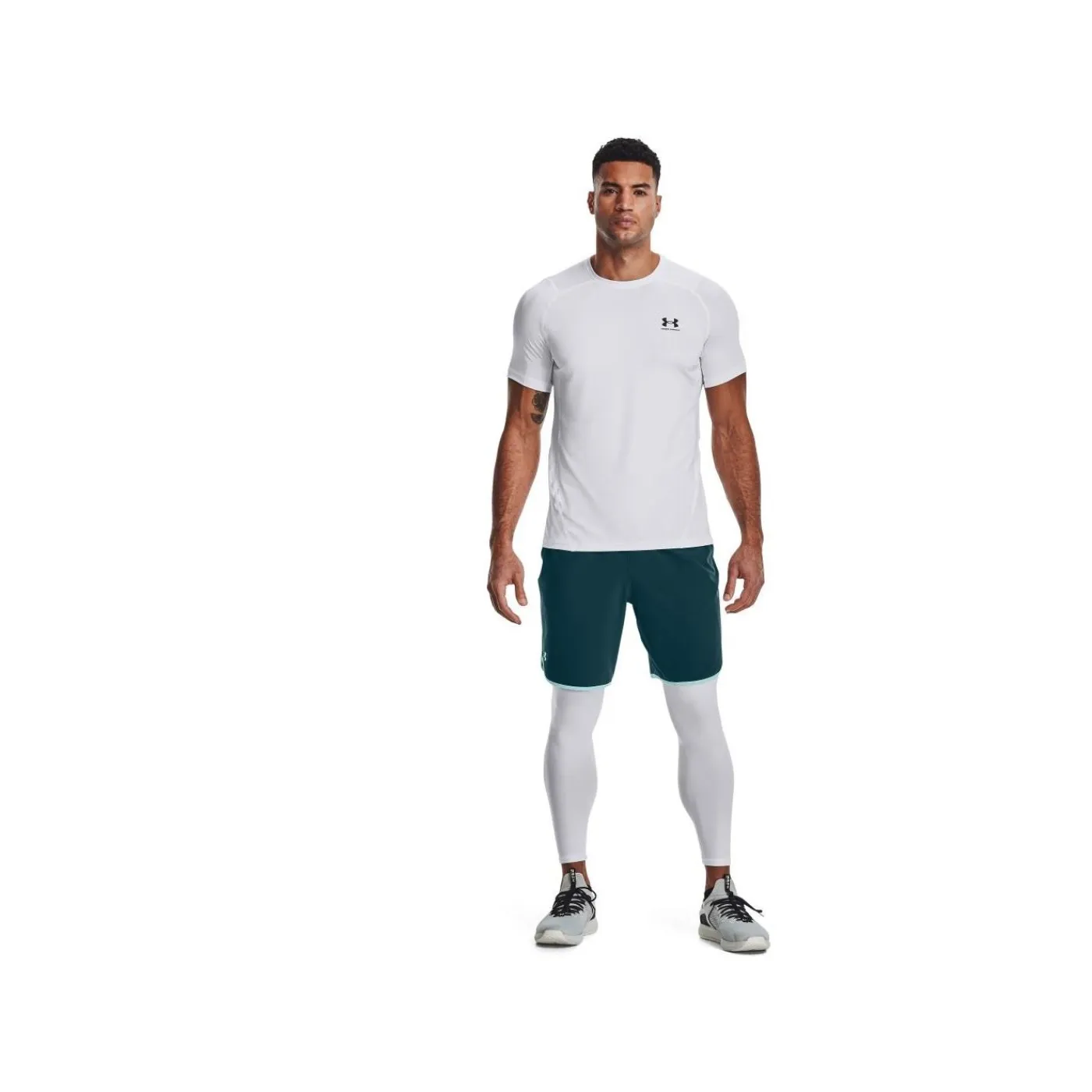 Tights HG Leggings White Under Armour|Byxor Senior
