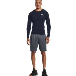 New Tröja HG Comp LS Midnight Navy Tröjor Senior|Under Armour