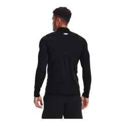 Outlet Tröja Mock ColdGear Fitted Black Tröjor Senior|Under Armour