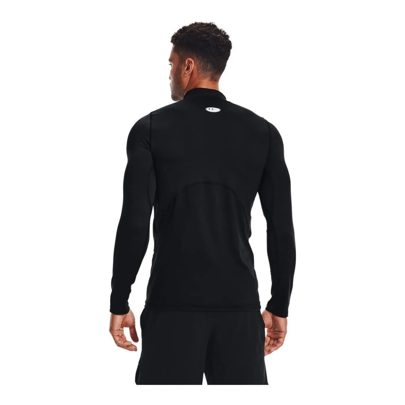 Outlet Tröja Mock ColdGear Fitted Black Tröjor Senior|Under Armour