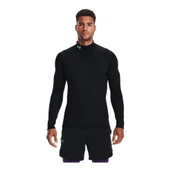 Outlet Tröja Mock ColdGear Fitted Black Tröjor Senior|Under Armour