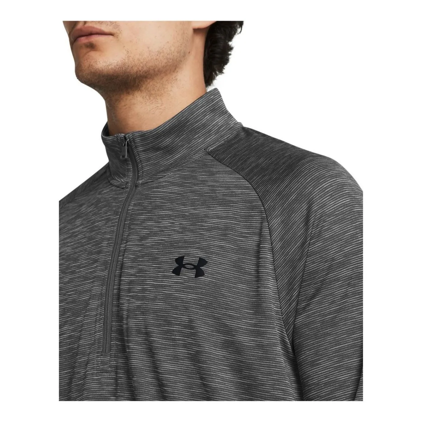 Online Tröja Tech Textured 1/2 Zip Castlerock Tröjor Senior|Under Armour