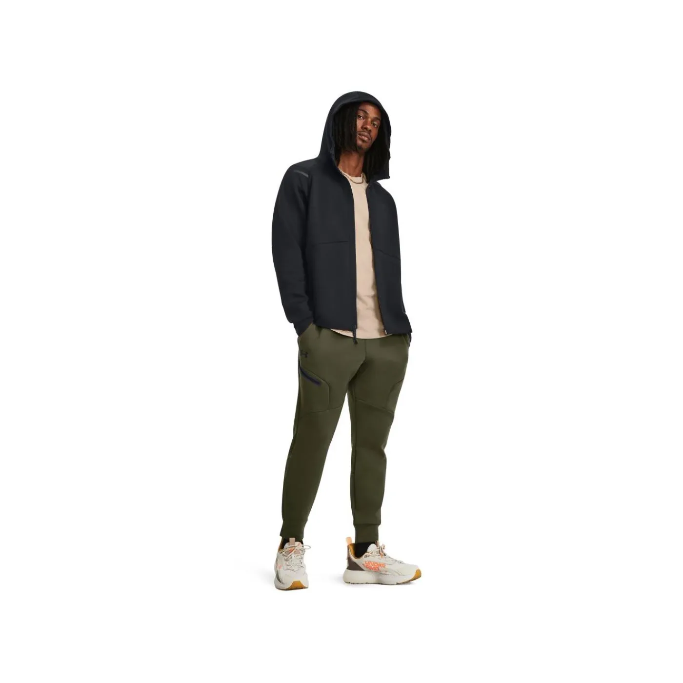 Sale Tröja Unstoppable Flc FZ Black Hoodies Senior|Tröjor Senior