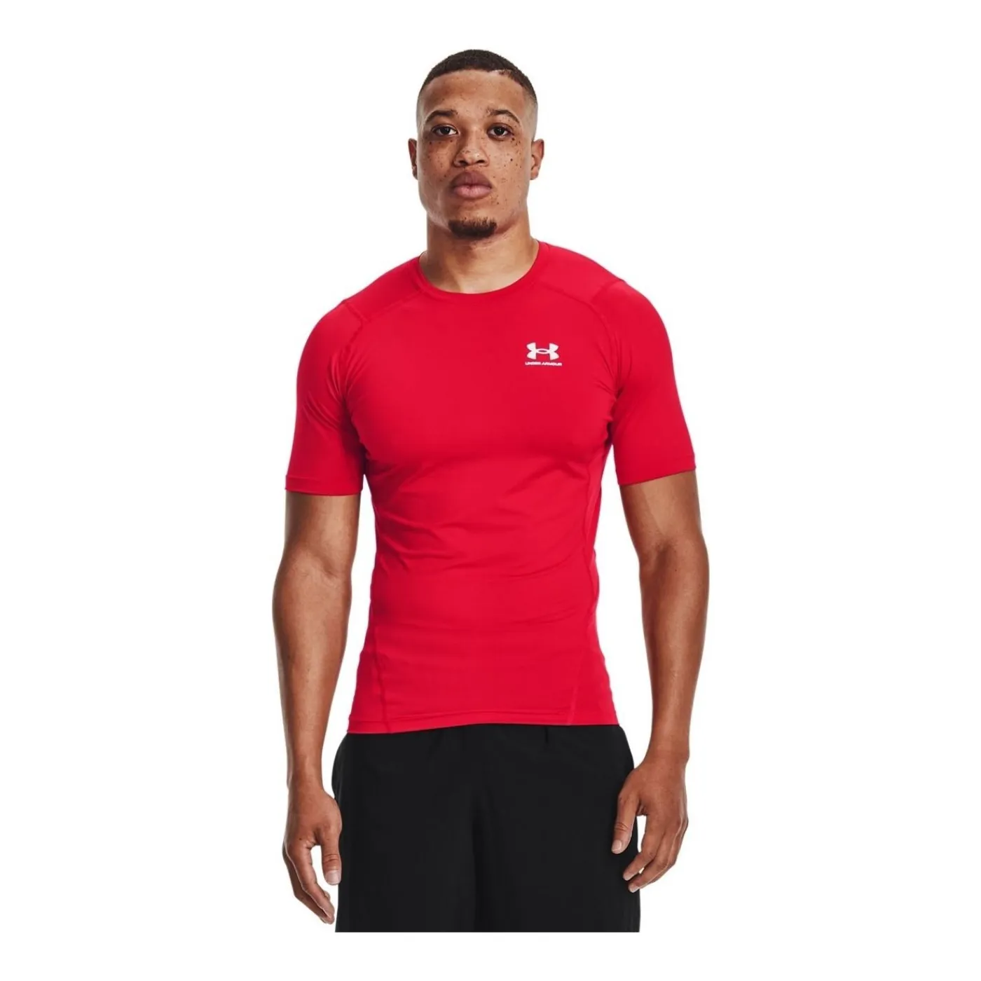 Clearance T-Shirt HG Comp SS Red Under Armour