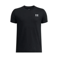 Hot T-shirt Sportstyle Left Chest SS Youth Black Under Armour