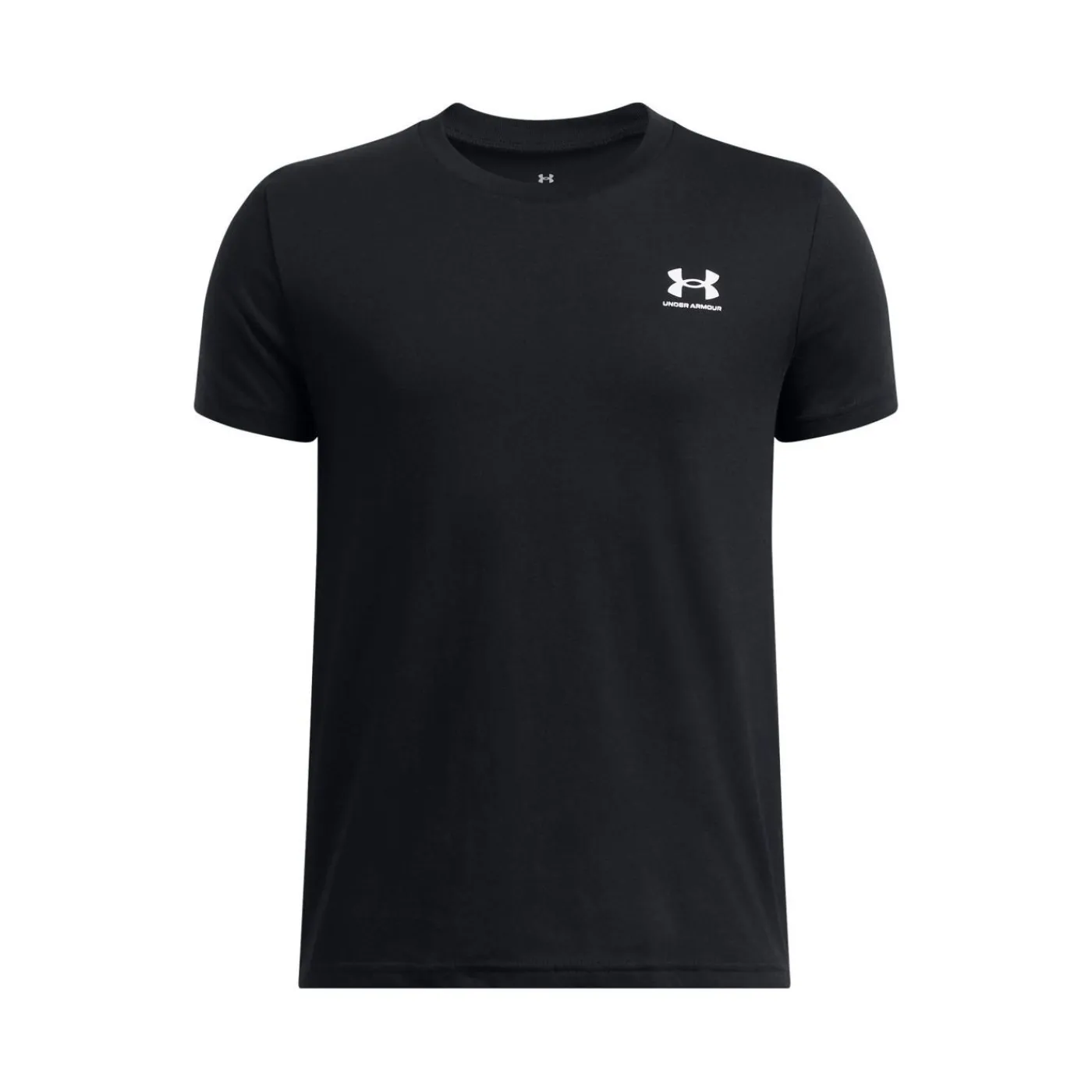 Hot T-shirt Sportstyle Left Chest SS Youth Black Under Armour
