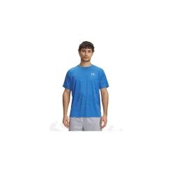 Best T-shirt Tech Textured Blue Atlantis Under Armour