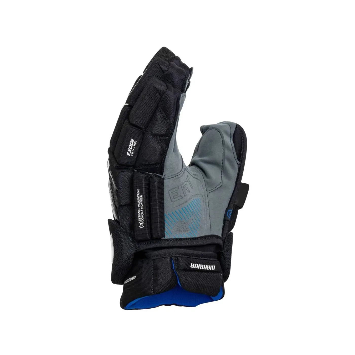 Handske QR6 Sr Black Warrior|Hockeyhandskar Senior