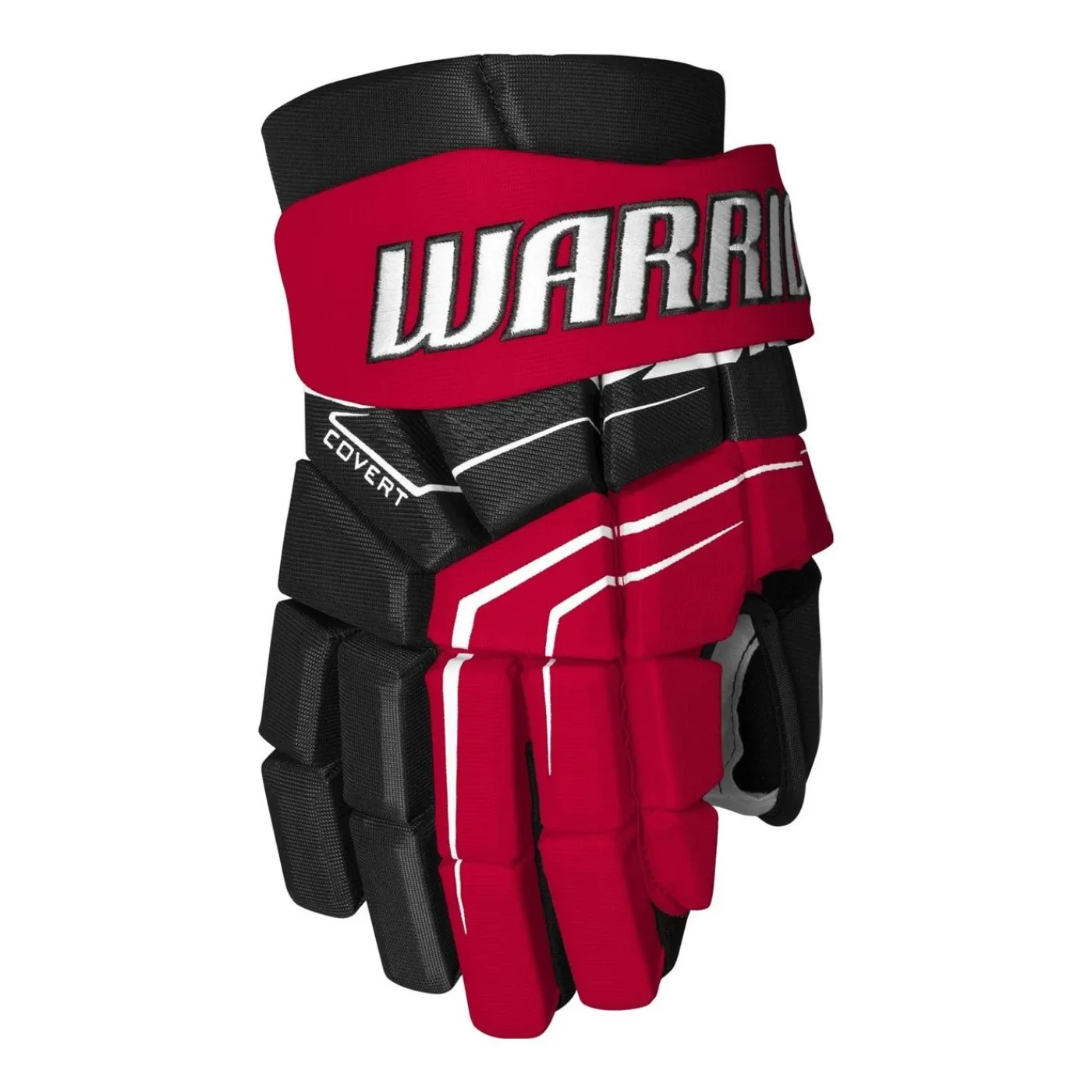 Hockeyhandskar Covert QR7 T Sr Black/Red Warrior|Hockeyhandskar Senior