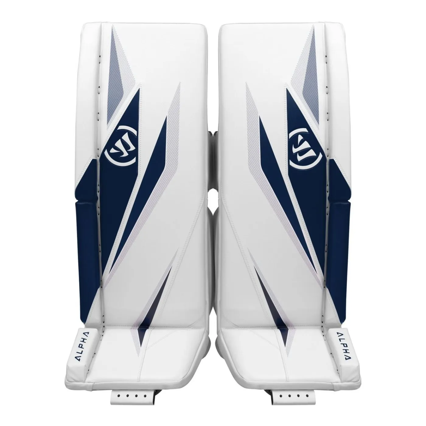 Målvaktsbenskydd S50 Int White/Navy Warrior