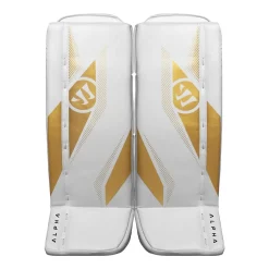 Discount Målvaktsbensskydd S30 Yth White/Gold Barn Målvaktsbenskydd Barn (Yth)|Warrior